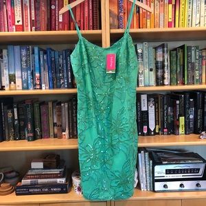 Lilly Pulitzer Green Sequin Vega Dress
